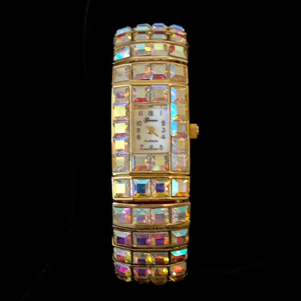 Geneva crystal watch